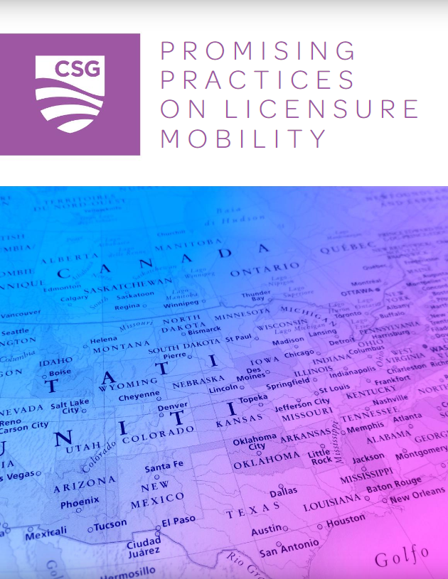 Promising Practices on Licensure Mobility